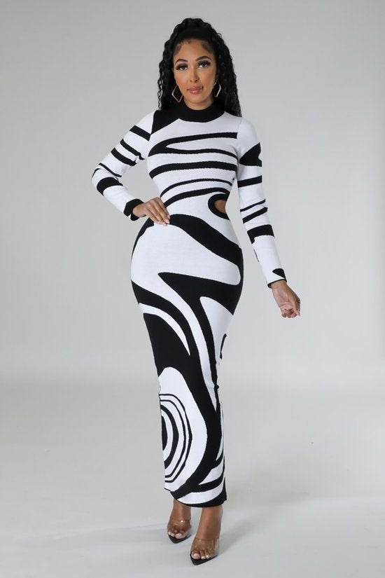 The Swirl all Day Cutout Dress